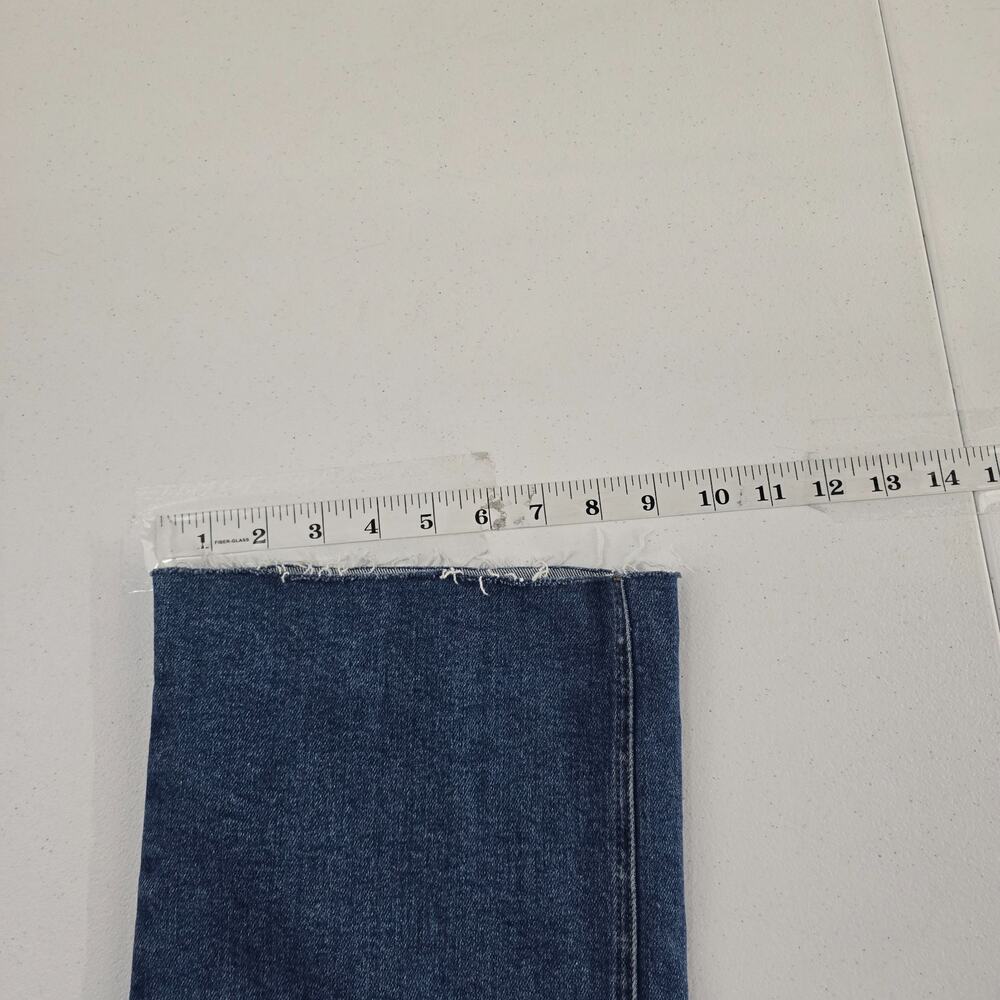 Women's Blue Distressed Skinny Jeans - Picture 7 of 12